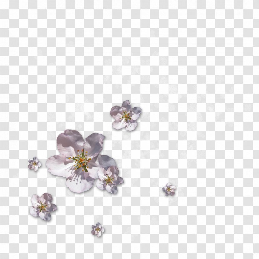 Amethyst Earring April 0 Birthday - Flower - Mood Transparent PNG