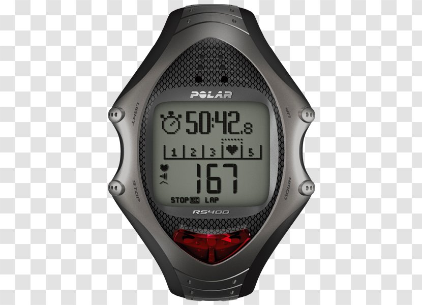 Heart Rate Monitor Polar Electro Rs400sd Watch - Garmin Hrmrun - Checking Transparent PNG