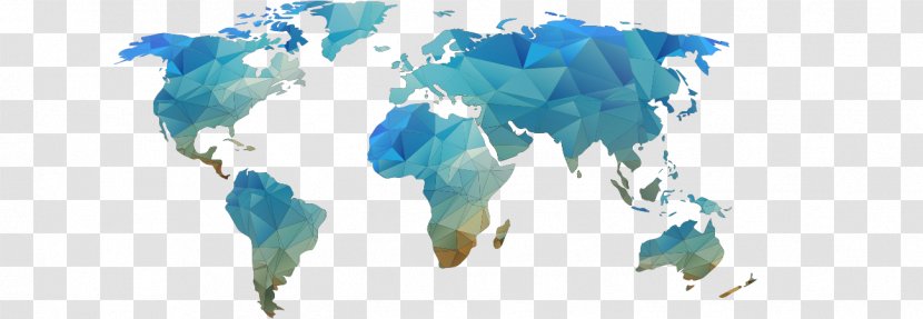 World Map Second War Blank - Blue - CUMIN SEED Transparent PNG