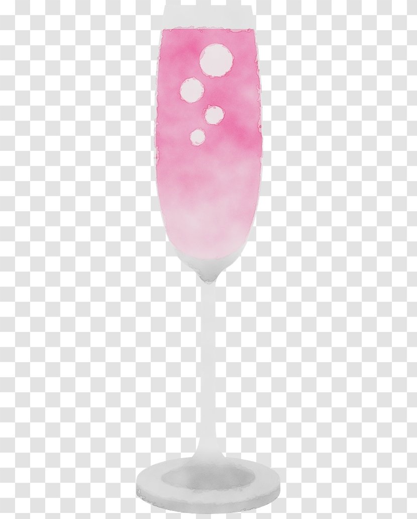 Wine Glass - Wet Ink - Champagne Stemware Cocktail Transparent PNG