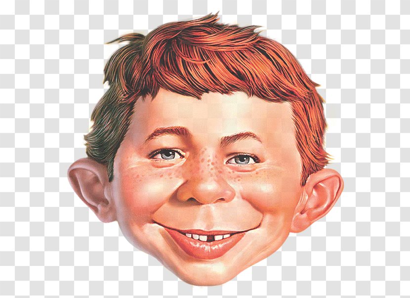 Mad TV Sam Viviano Alfred E. Neuman Magazine - Laughter - Head And Neck Transparent PNG