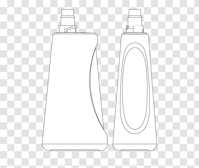 Product Design Font Angle - Drinkware - Bottle White Mold Transparent PNG