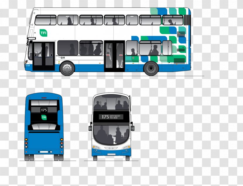 Dublin Bus Public Transport Railroad Car - Mode Of Transparent PNG