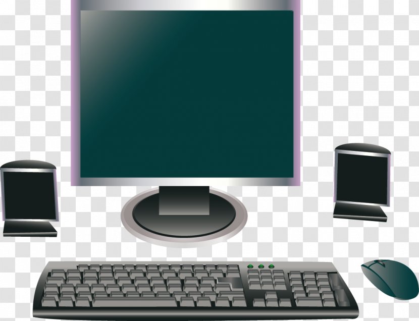 Personal Computer Keyboard Monitor Hardware - Technology - Painted Transparent PNG