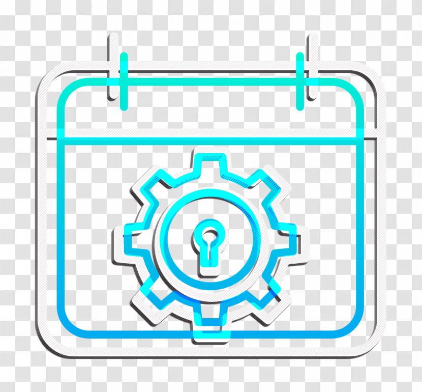 Time And Date Icon Cyber Icon Calendar Icon Transparent PNG