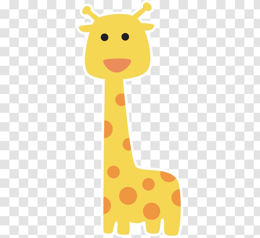 Northern Giraffe Euclidean Vector Cartoon - Neck Transparent PNG