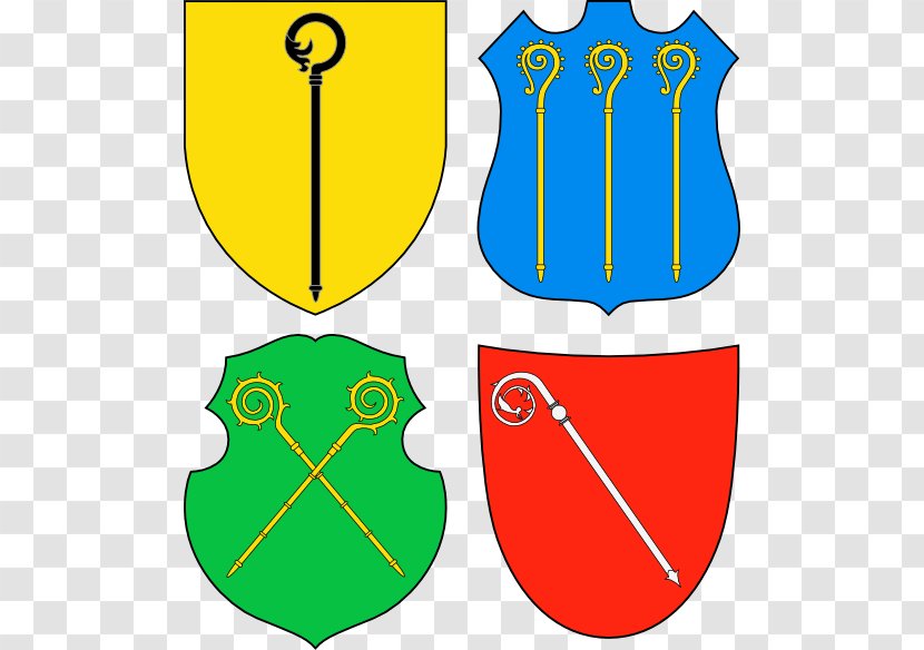 Crosier Heraldry Bishop Abbot Shepherd's Crook - Symmetry - Culo Transparent PNG