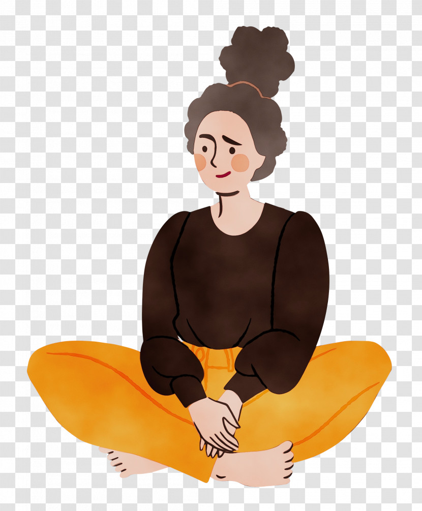 Physical Fitness Cartoon Sitting Transparent PNG
