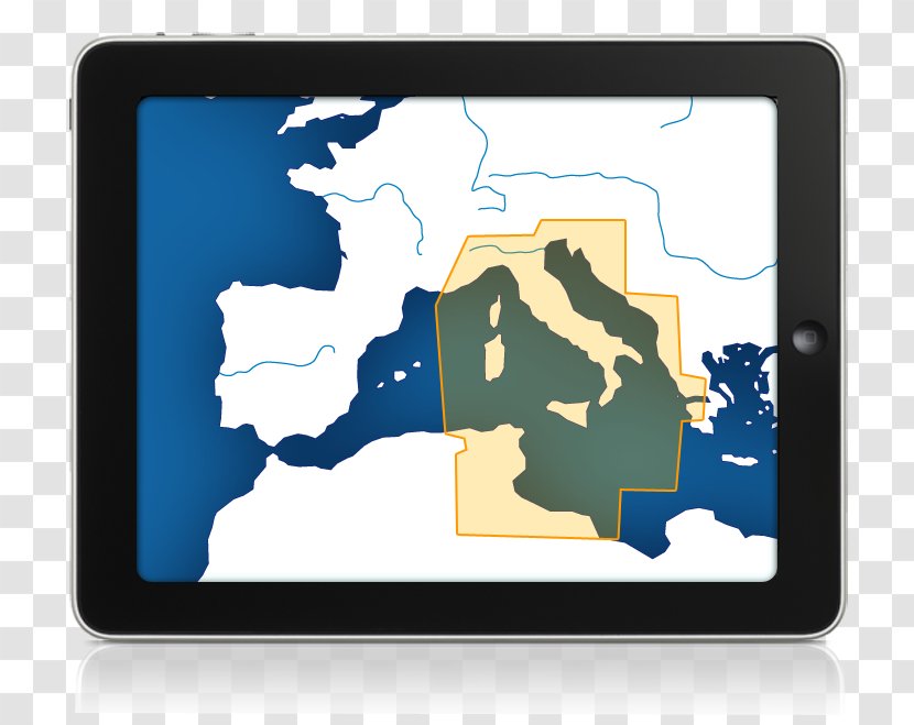 Ancient Rome Blank Map Mediterranean Sea - Chart Transparent PNG