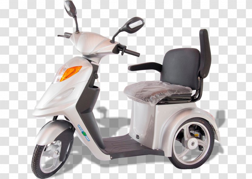 Wheel Electric Bicycle Motorcycle Mobility Scooters - Scooter Transparent PNG