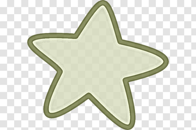 Green Star Symbol Transparent PNG