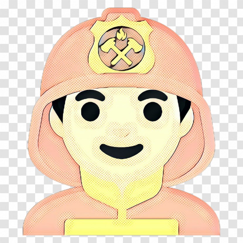 Face Cartoon Head Nose Pink - Pop Art - Cap Headgear Transparent PNG