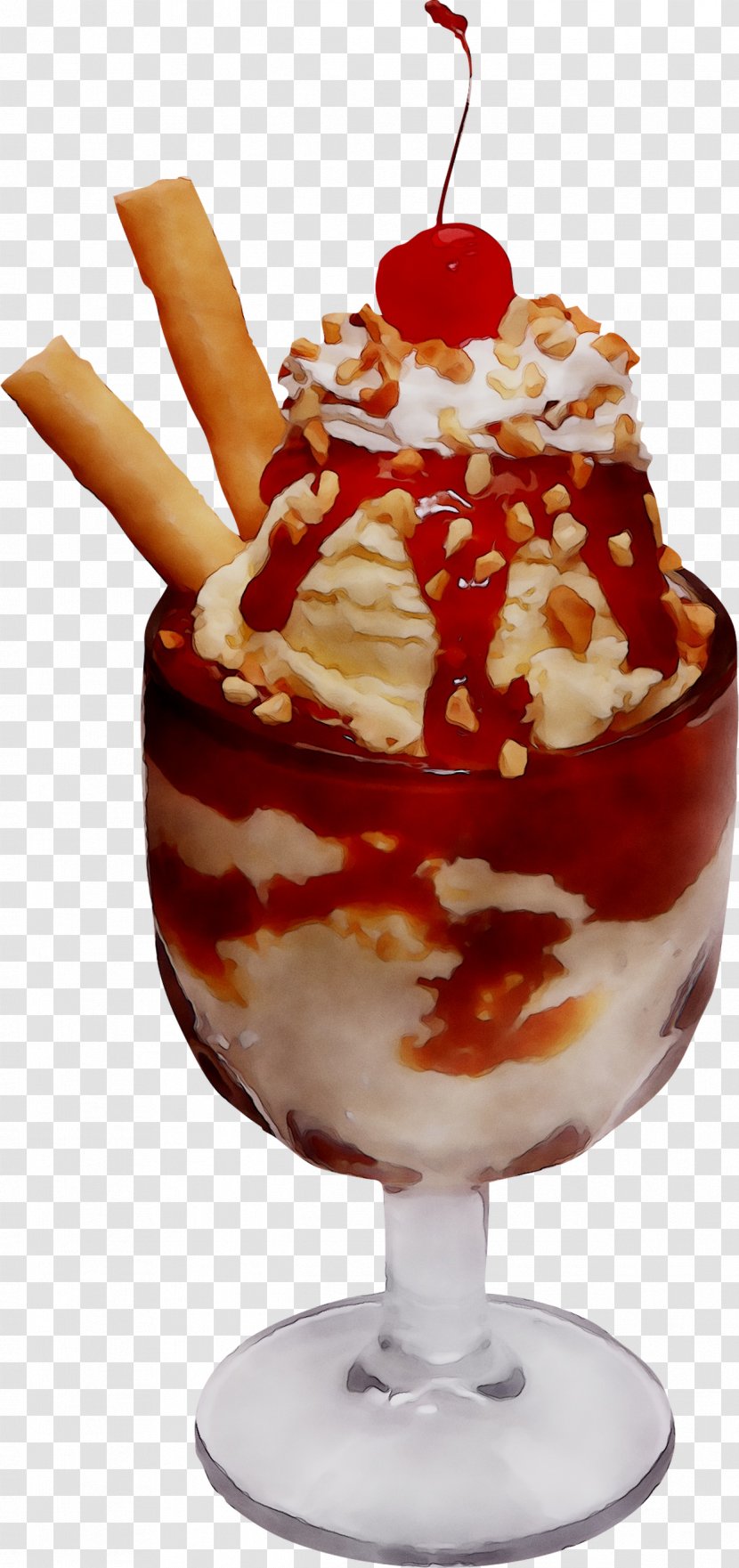 Sundae Ice Cream Gelato Knickerbocker Glory Dame Blanche - Affogato - Parfait Transparent PNG