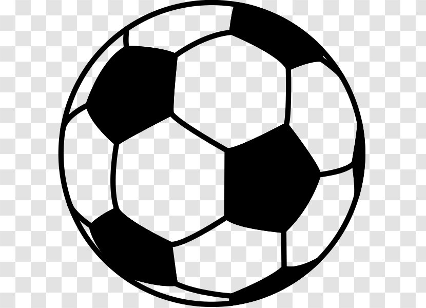 Football Coloring Book Clip Art - Black And White - Soccer Transparent PNG