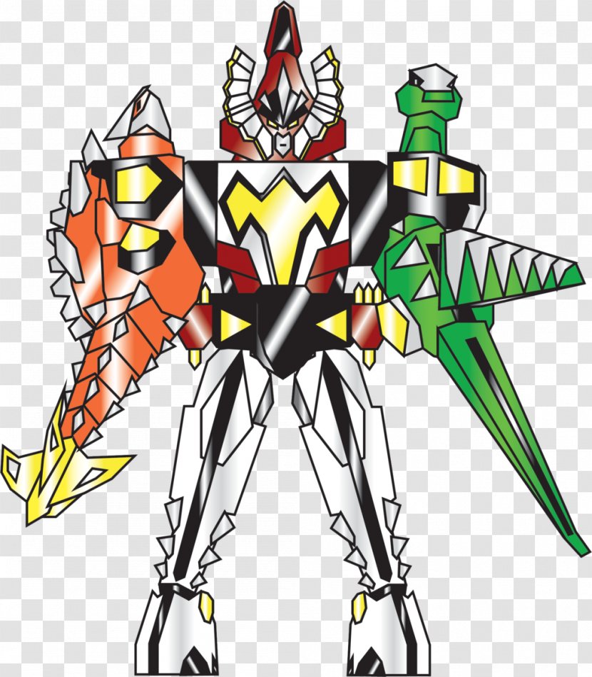 Drawing Art Zords In Power Rangers: Dino Thunder - Tree - Rangers Transparent PNG