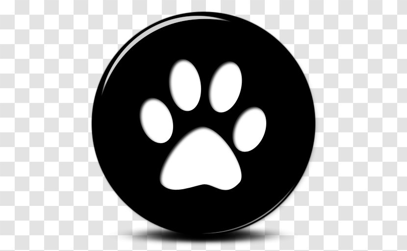Dog Paw Footprint - Simple Black Cat Transparent PNG