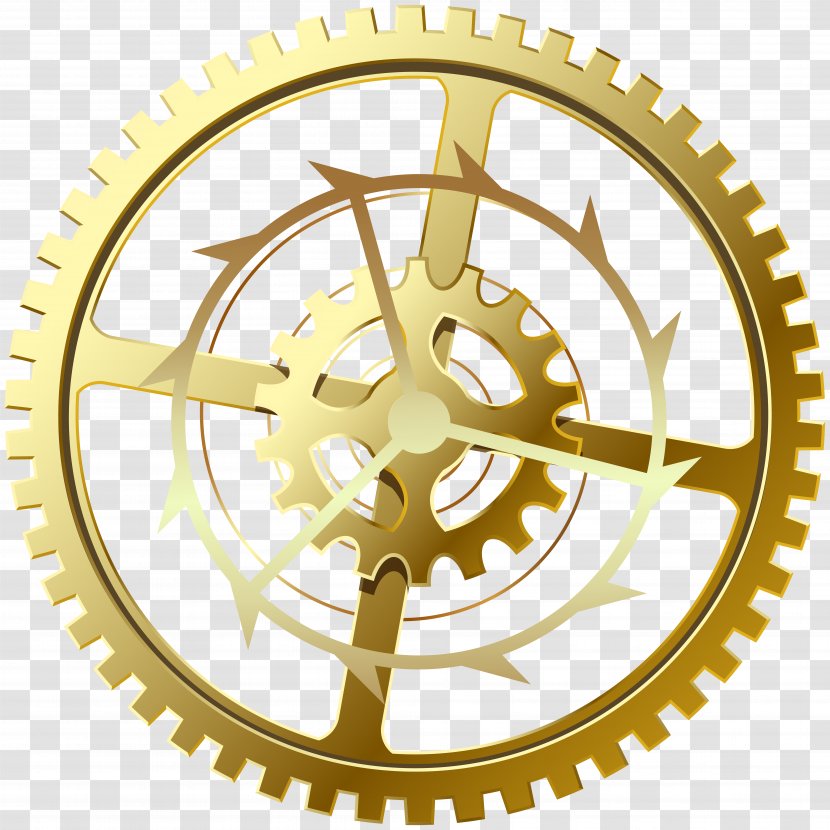 Clip Art - Bicycle Wheel - Clutch Part Transparent PNG