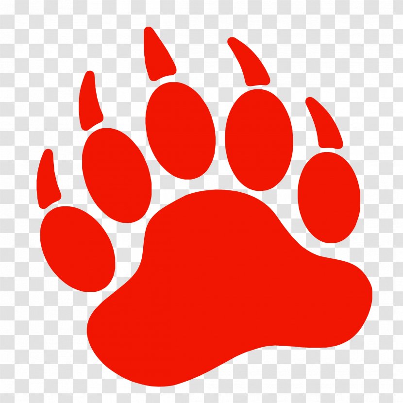 Bear Paw Dog Printing Clip Art - Cat Transparent PNG