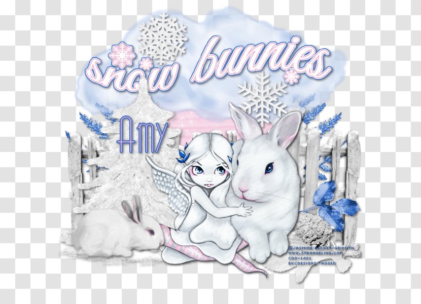 Domestic Rabbit Easter Bunny Hare - Rat - Snow Transparent PNG