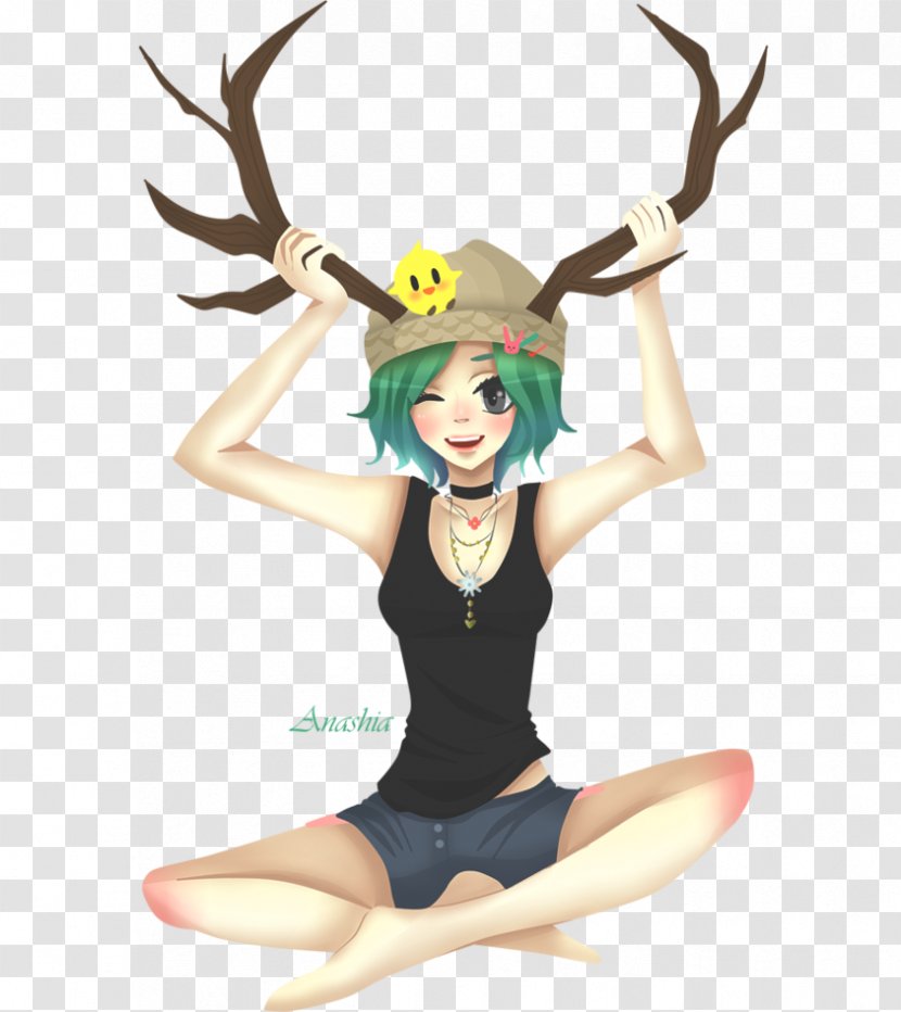 My Candy Love DeviantArt Artist Reindeer - Art - Nash Painting Transparent PNG