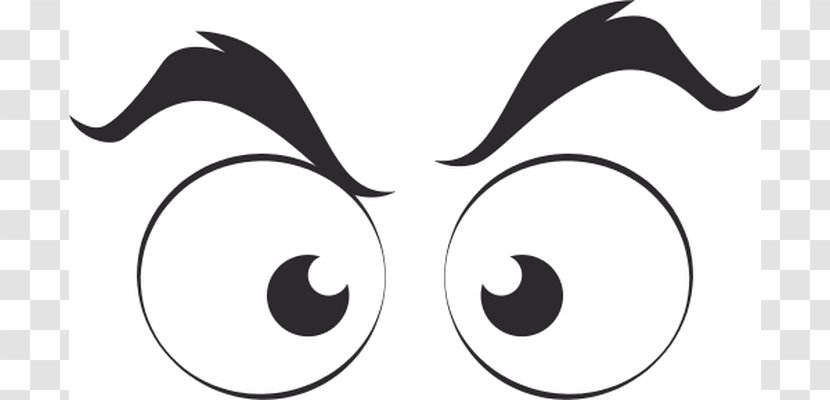 Eyebrow Clip Art - Silhouette - Angry Eyebrows Cliparts Transparent PNG