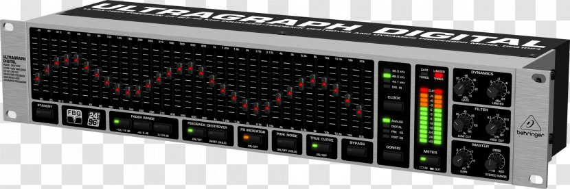 Microphone Equalization Equalisers Behringer Audio - Frame - Processor Transparent PNG