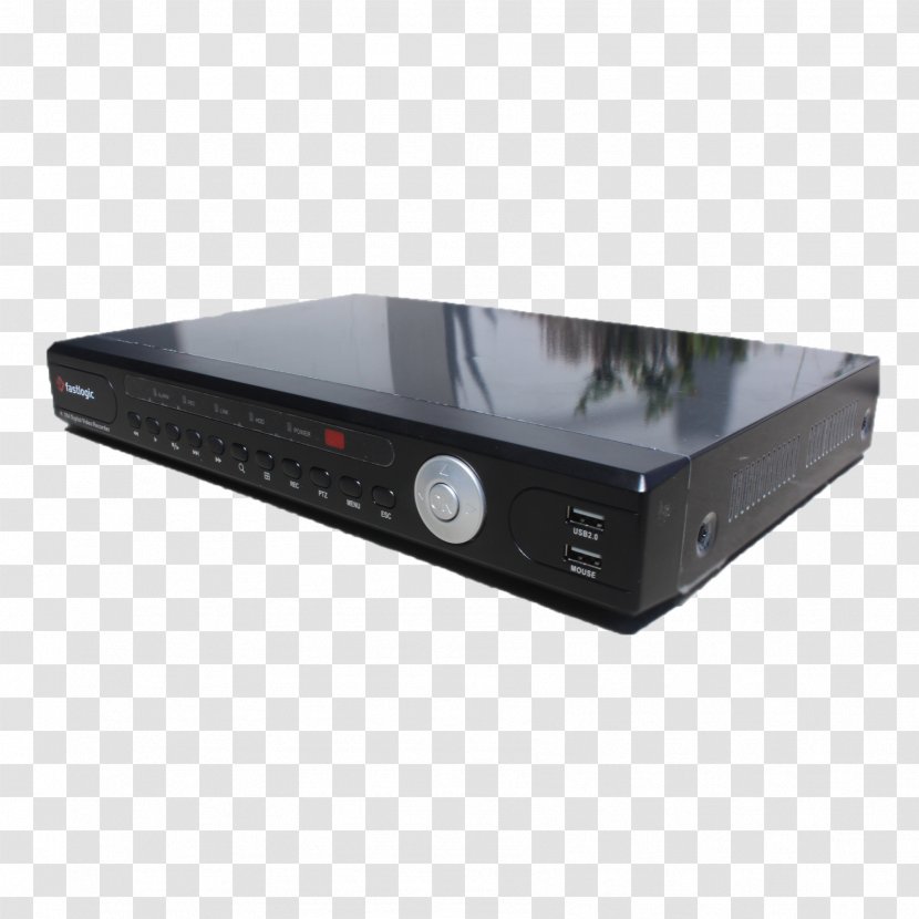 1080p High-definition Television Electronics Digital Video Recorders Hikvision - Audio Receiver Transparent PNG
