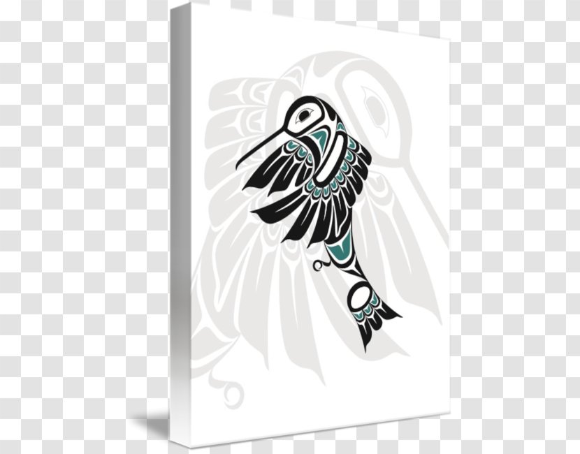 Haida People Artist Printmaking - Sailboat - Blue Hummingbird Transparent PNG