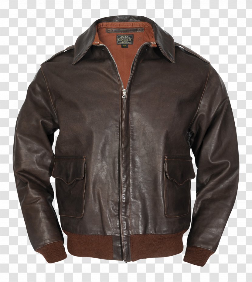 Leather Jacket Flight United States Army Air Forces PrimaLoft - Bundesautobahn 2 - Pearl Harbour Transparent PNG