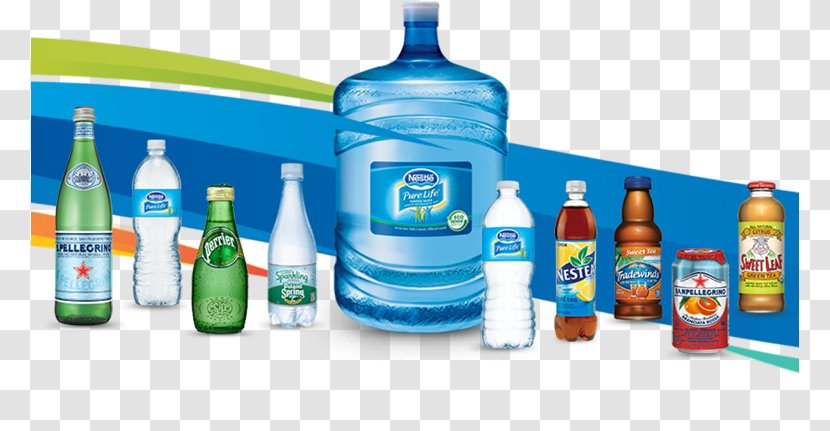 Mineral Water Plastic Bottle Bottled Nestlé Waters - Spa Landing Page Transparent PNG