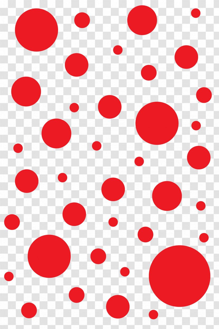 Polka Dot T-shirt Red Designer - Dots Transparent PNG