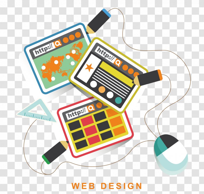 Computer Mouse Tablet - Web Design - Vector And Transparent PNG