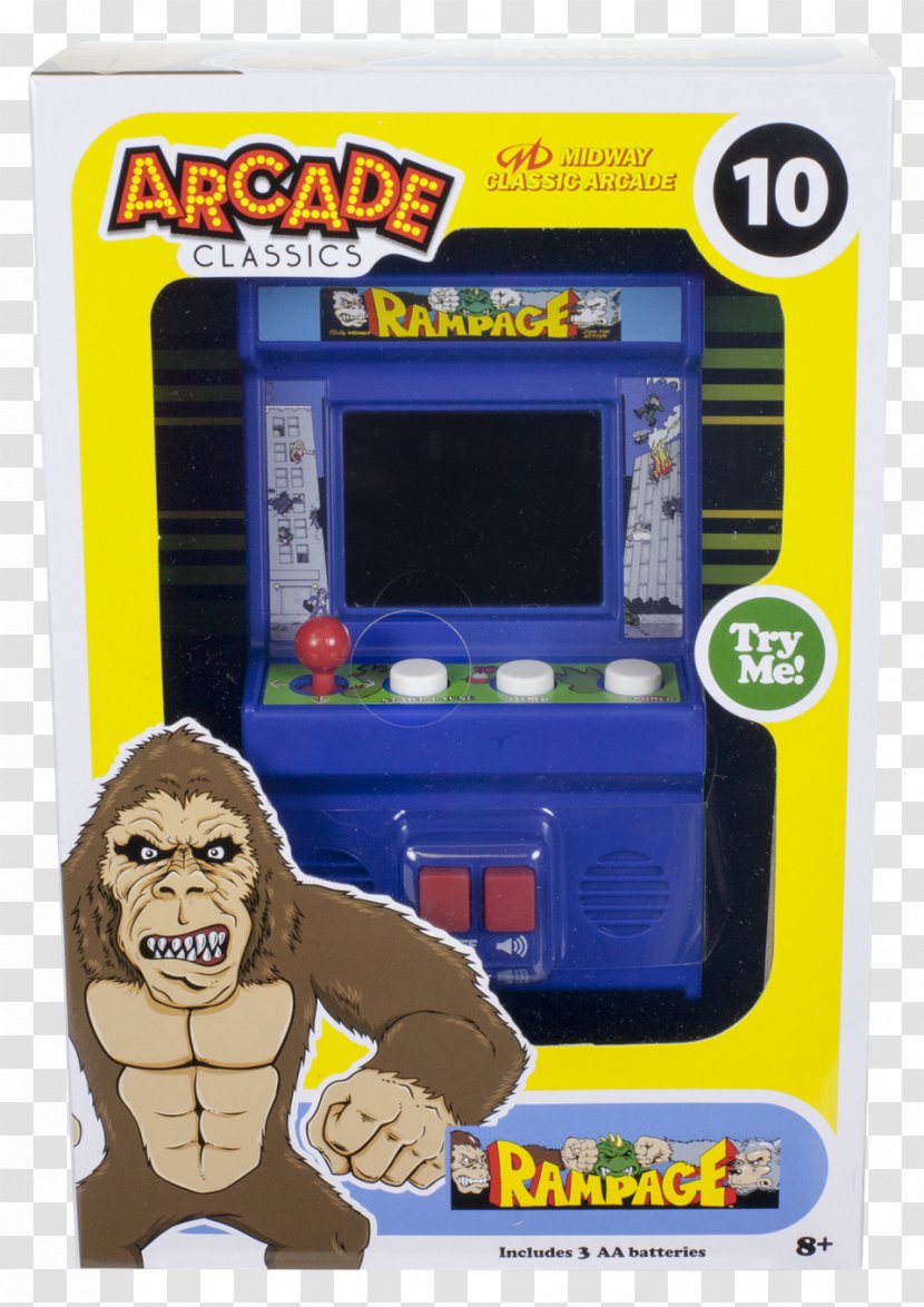 Rampage World Tour Midway Arcade Treasures Joust Classics - Cabinet Transparent PNG