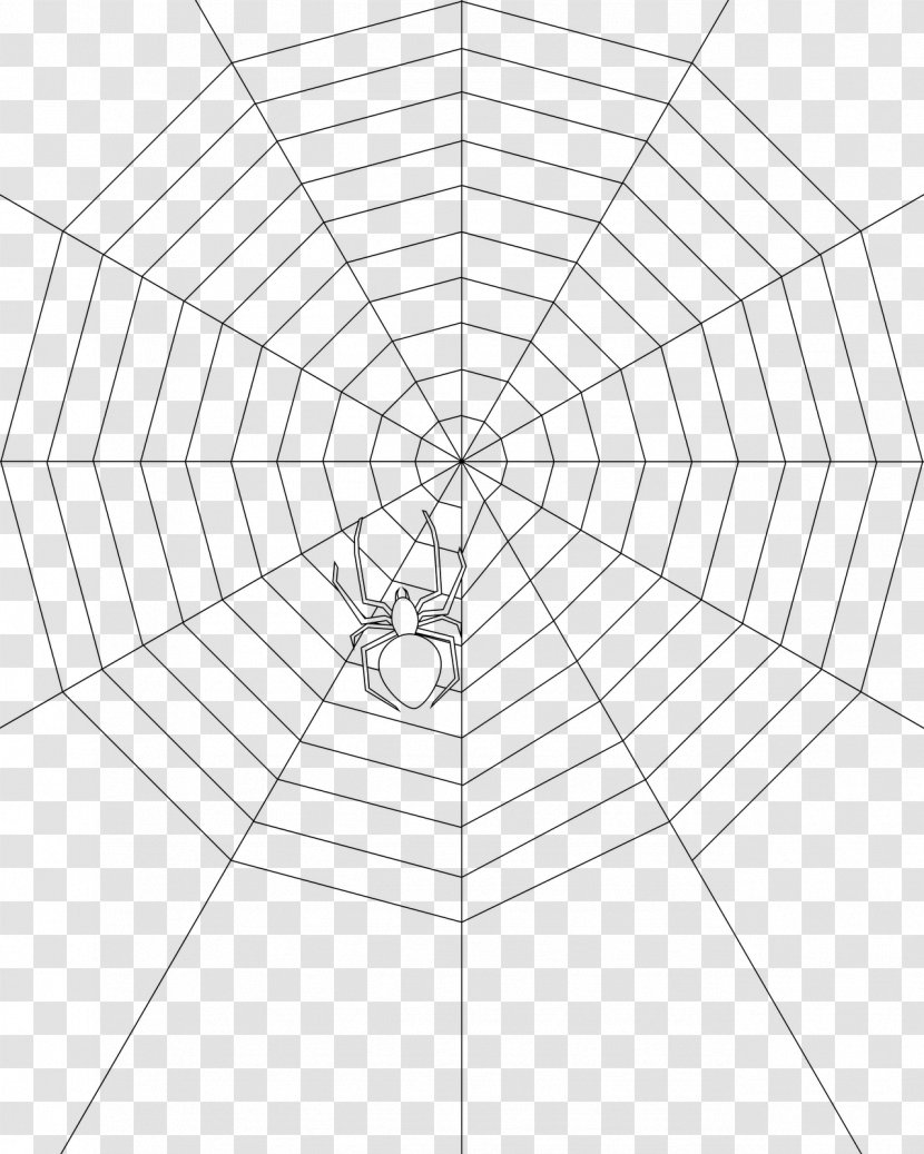 White Point Symmetry Angle - Area - Spiderweb Pattern Transparent PNG