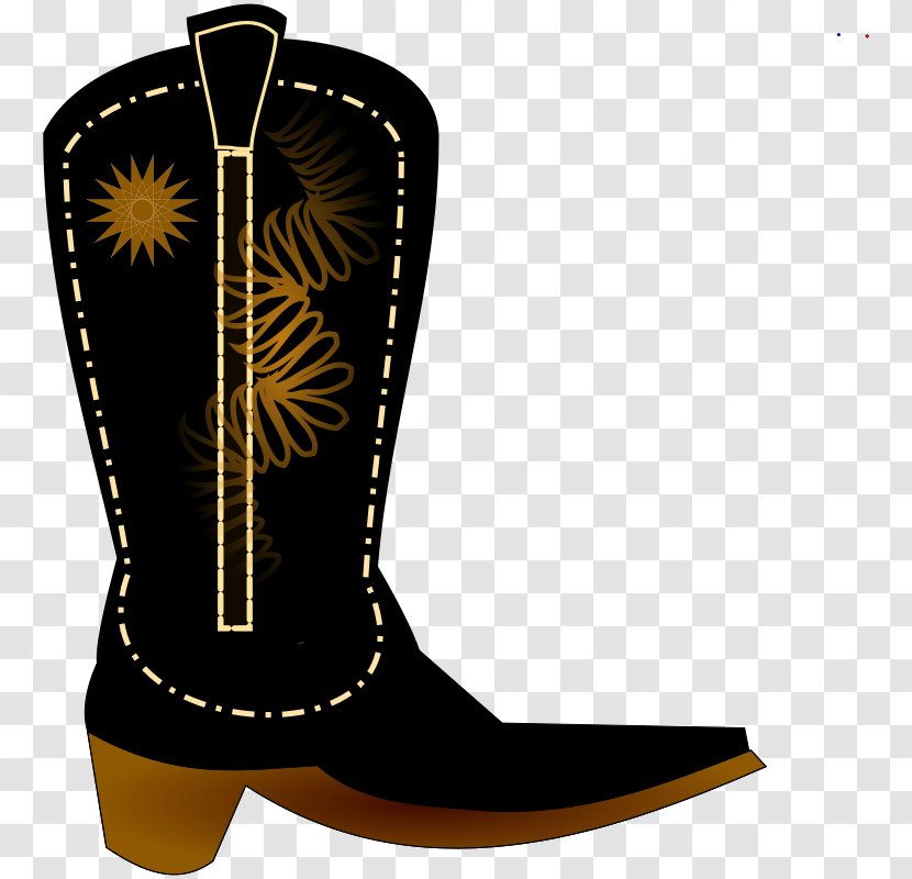 Cowboy Boot Clip Art - Footwear - A Boots Transparent PNG
