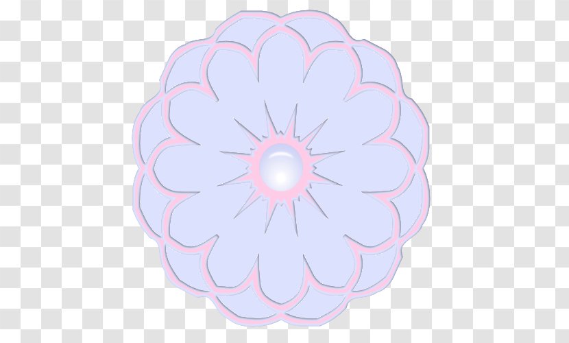 Pink M Circle Pattern - Flower - Nd Transparent PNG