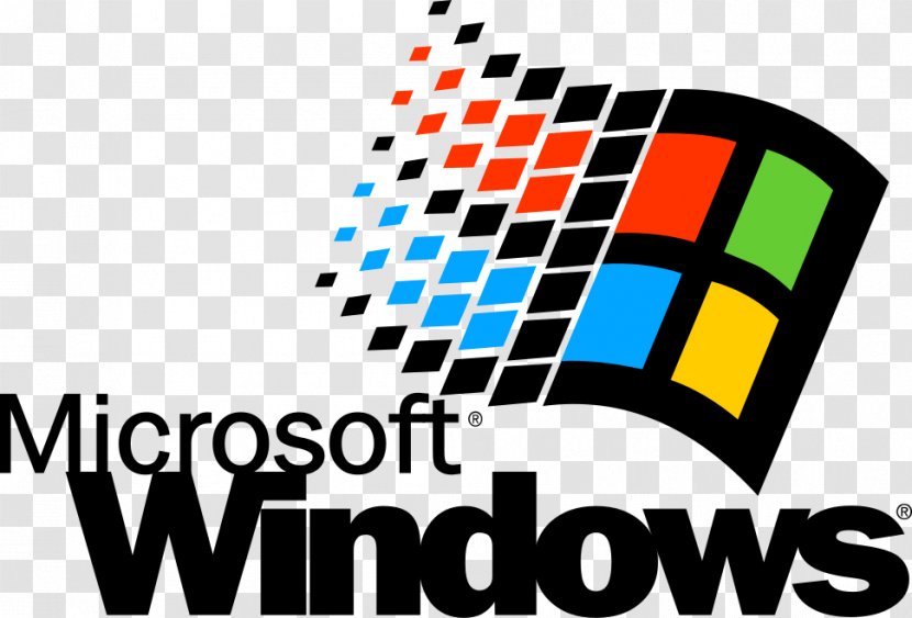 Windows 95 Microsoft Corporation Clip Art 2000 - Logo - Broken Theory Transparent PNG