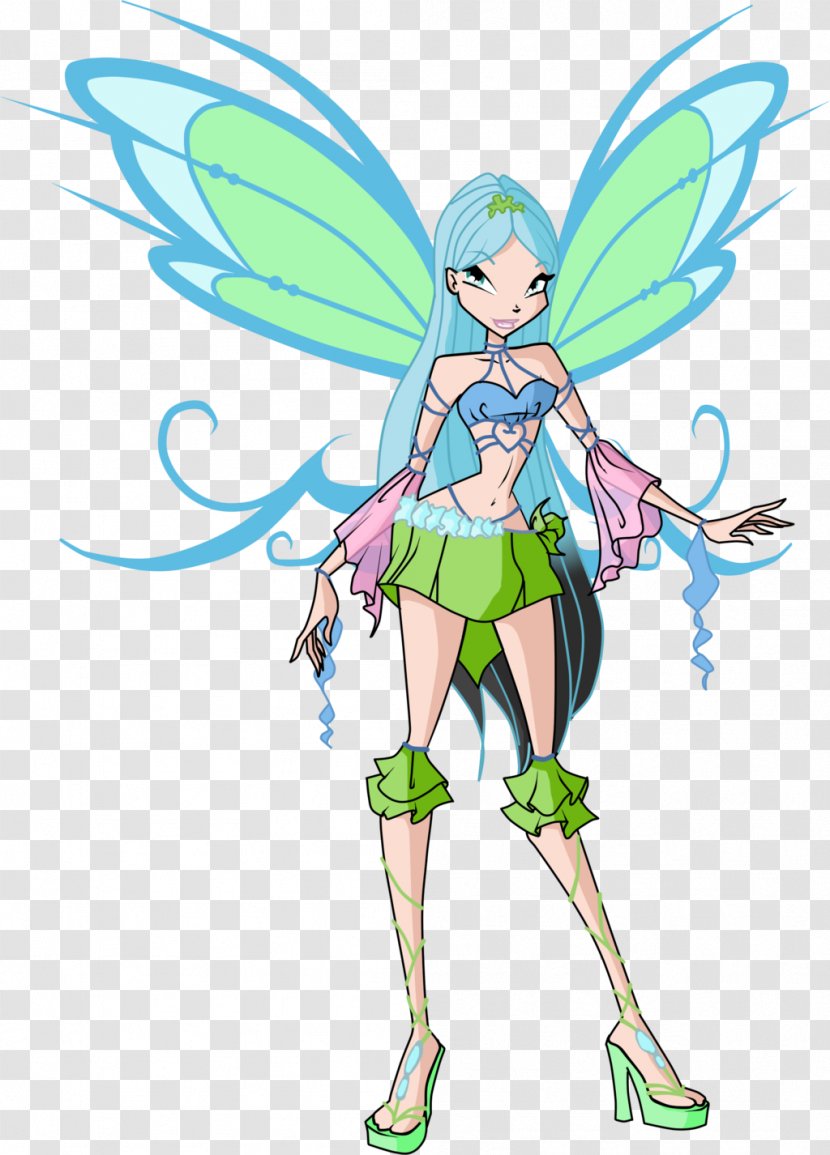 Cartoon Fan Art Comics Illustration Fairy - Silhouette - Enchantix Winx Transparent PNG