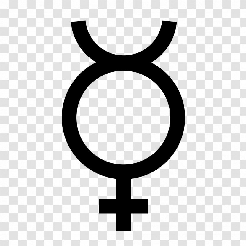 Astrological Symbols Mercury Planet Sign - Alchemical Symbol - Cancer Astrology Transparent PNG