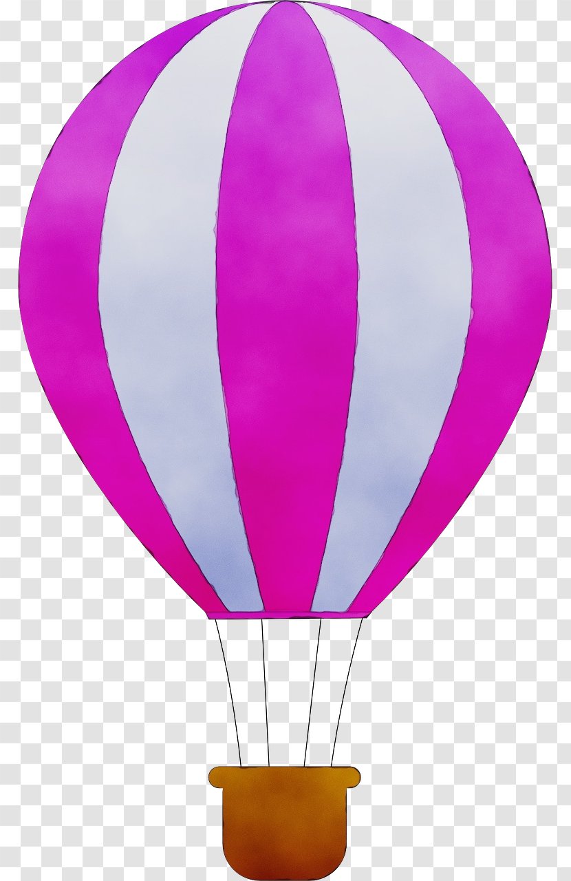 Hot Air Balloon Watercolor - Aerostat Recreation Transparent PNG