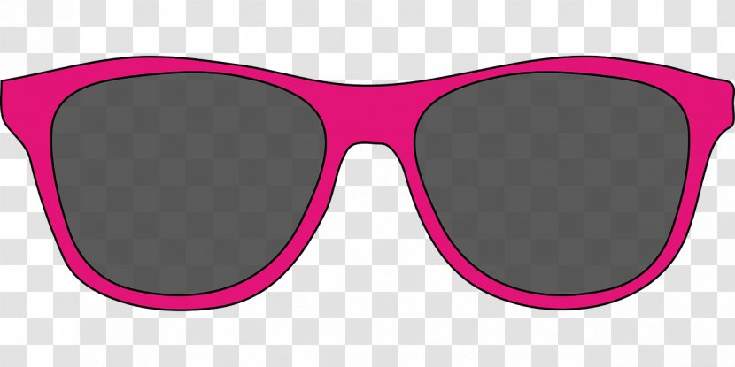 Sunglasses Goggles - Magenta - Women Transparent PNG