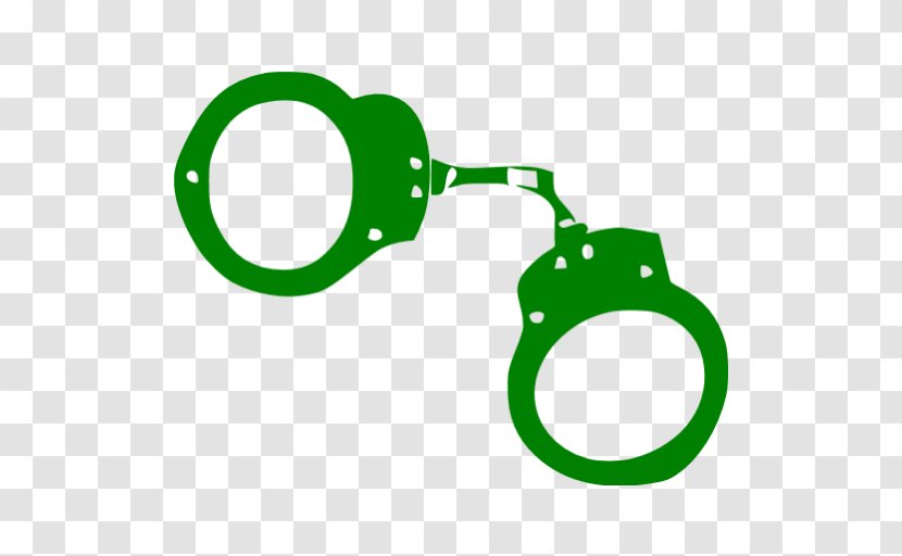 Handcuffs Police Officer Clip Art - Yellow Transparent PNG