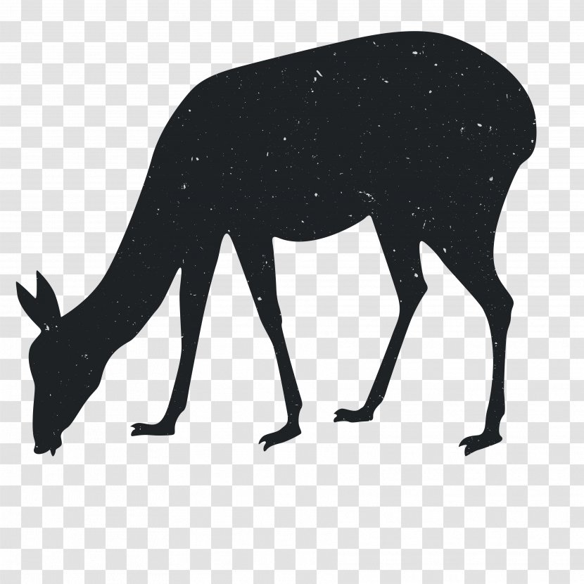 Reindeer Silhouette Computer File - Elk - Animal Silhouettes Transparent PNG