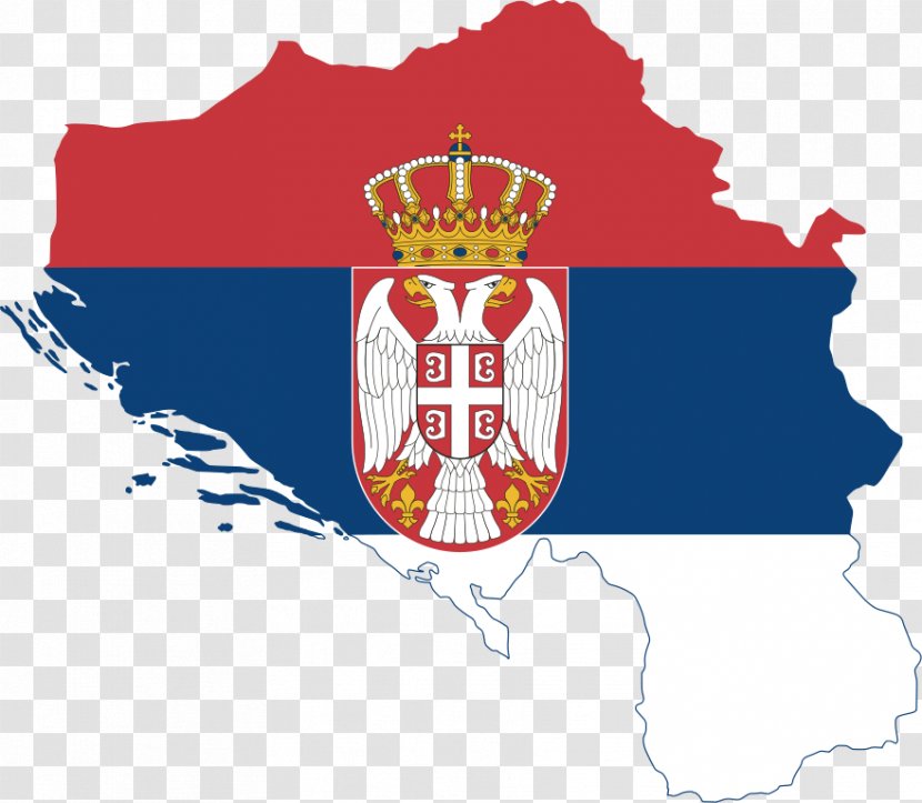 Flag Of Serbia And Montenegro Kingdom - Kazakhstan Transparent PNG