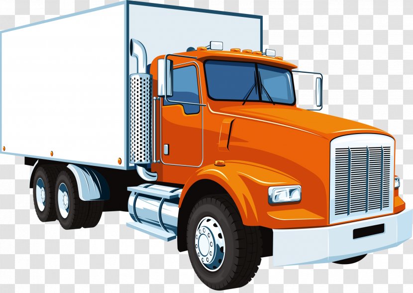 Car Truck Commercial Vehicle Articulated Clip Art - Royaltyfree Transparent PNG