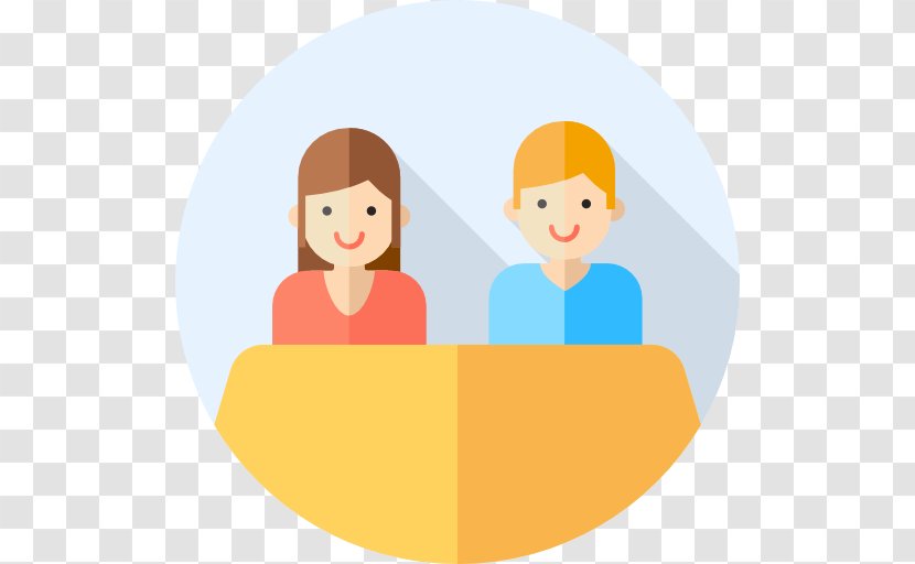 Flat Couple - Conversation - Thumb Transparent PNG