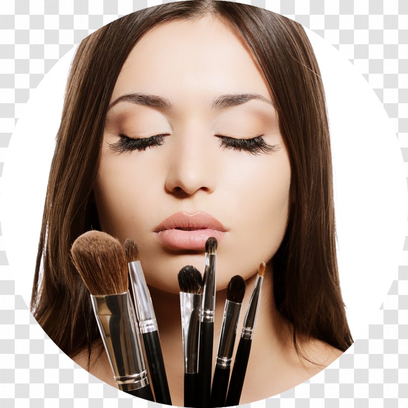 Cosmetics Beauty Parlour Make-up Artist Eye Shadow Brush - Hair Coloring - Makeup Transparent PNG