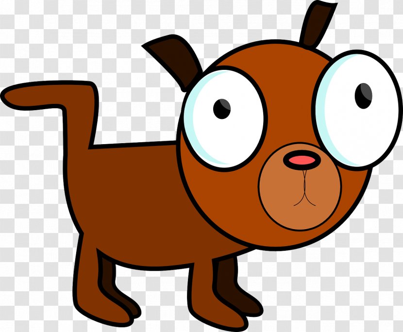 Dog Puppy Animation Cartoon Clip Art - Brown Transparent PNG