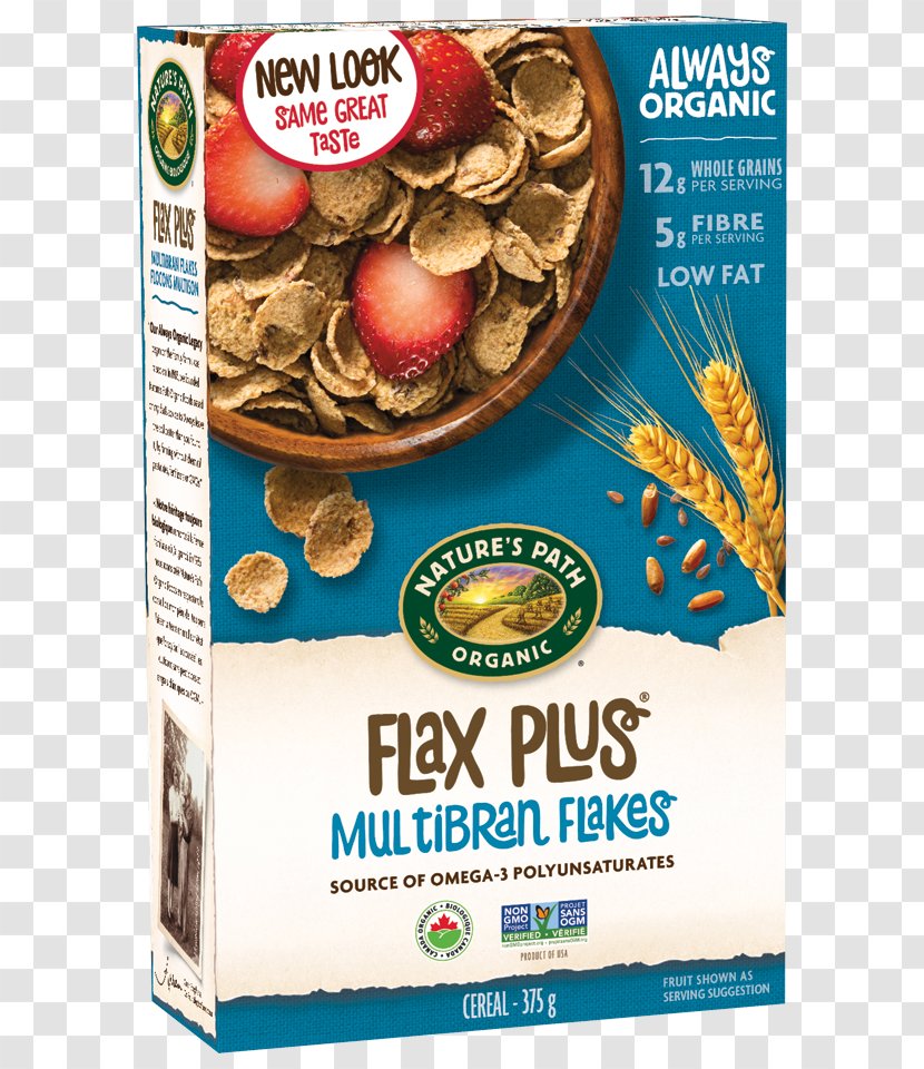 Breakfast Cereal Chex Multi-Bran Organic Food Nature's Path - Granola Transparent PNG