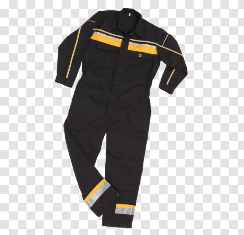 Dungarees JCB Hollington Coverall - Black - Black, Large BoilersuitCaution Tape Shoes Transparent PNG